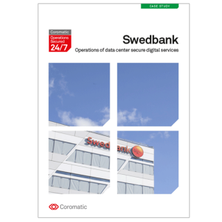 Coromatic case study - Swedbank - Operations of data center secure digital services